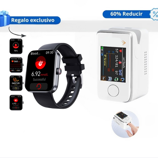 Glucometru multifuncțional + ceas inteligent – Cumpărați 1 și primiți 1 gratuit!